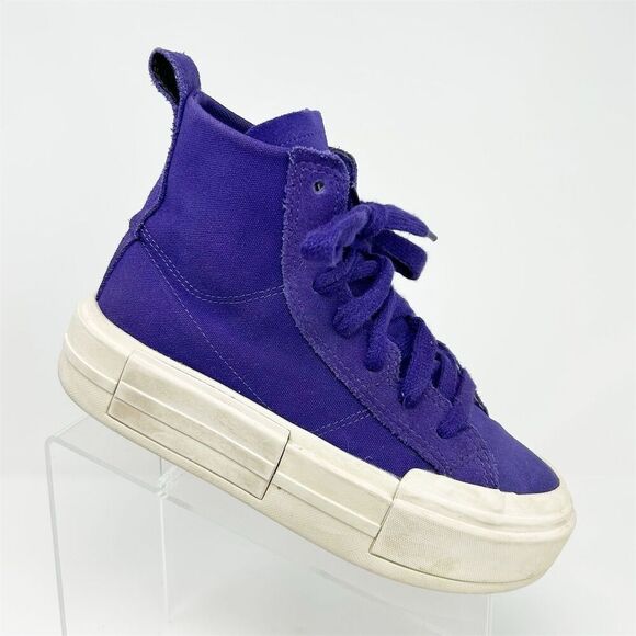 Converse Chuck Taylor All Star High Top Platform Sneakers Purple Size 6.5 - Picture 1 of 14